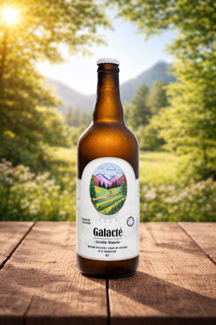 Cervoise Galacté Blanche — brassée au lactosérum de Comté