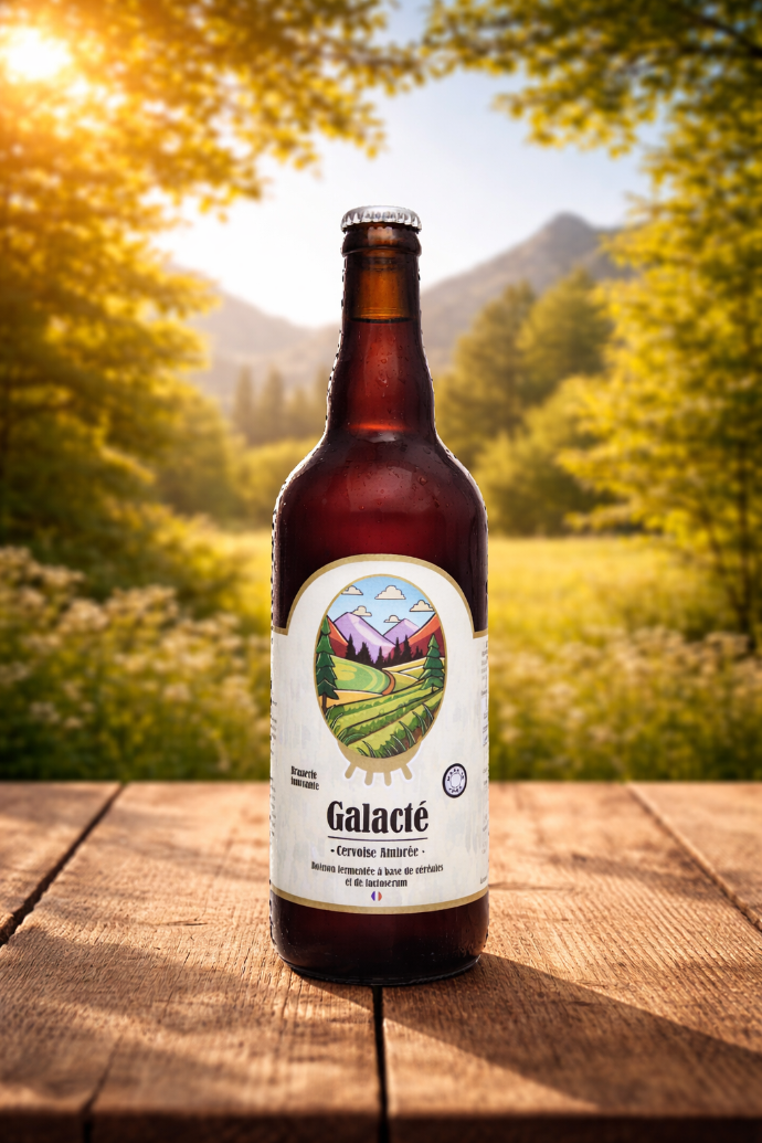 Cervoise Galacté Ambrée — bière artisanale jurassienne
